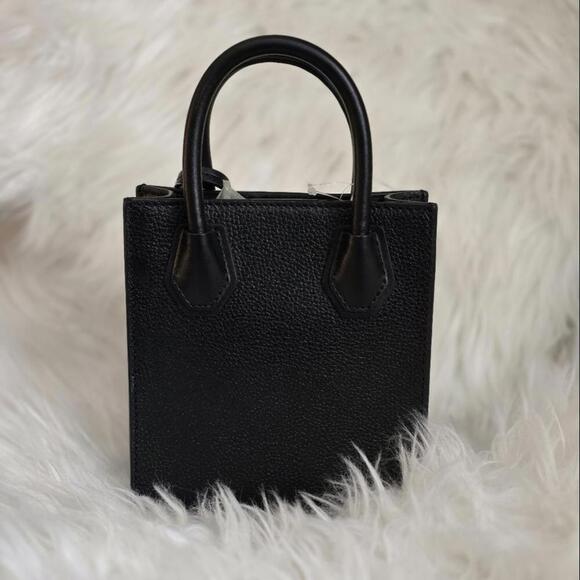 Mercer Extra-Small Pebbled Leather Crossbody Bag - Picture 3 of 9